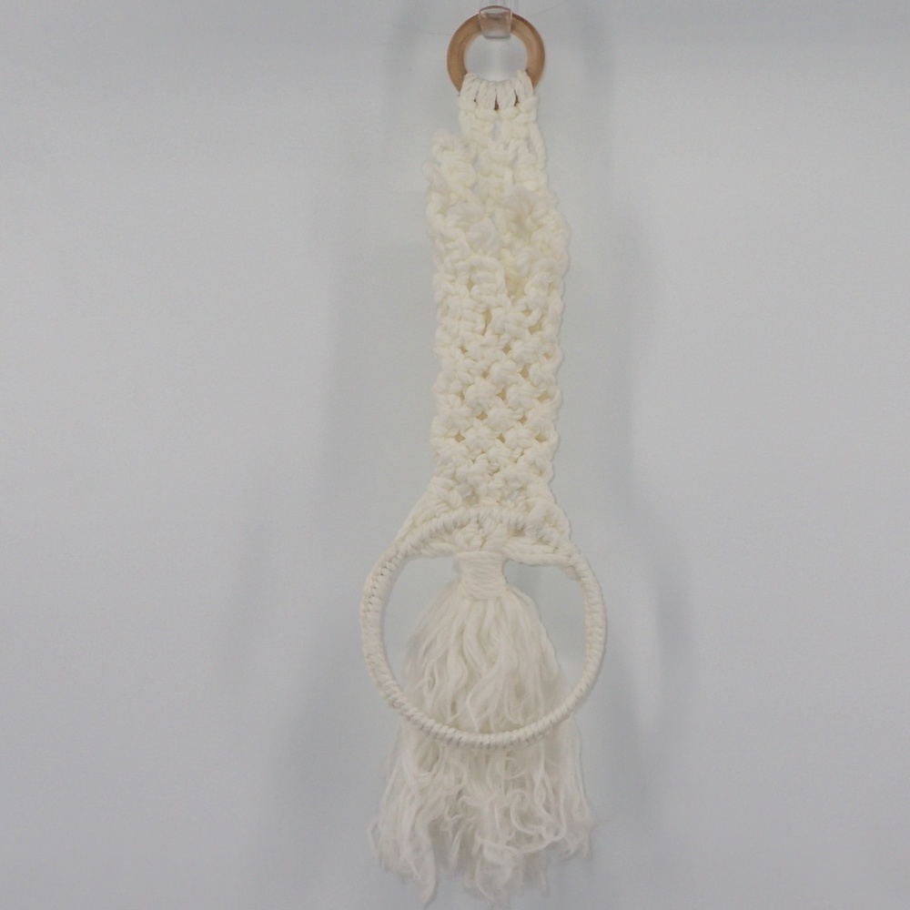 Macrame Wall Hanging Tapestry Boho Chic Bohemian Knotted Home Art Decor 22" Long